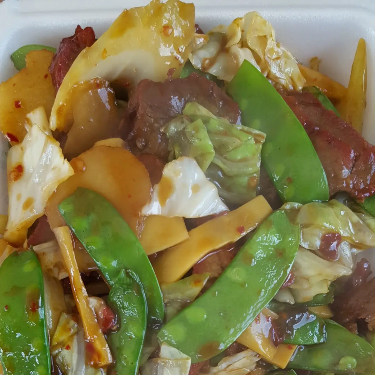 Twice Cooked Pork with Extra Vegetables by Request