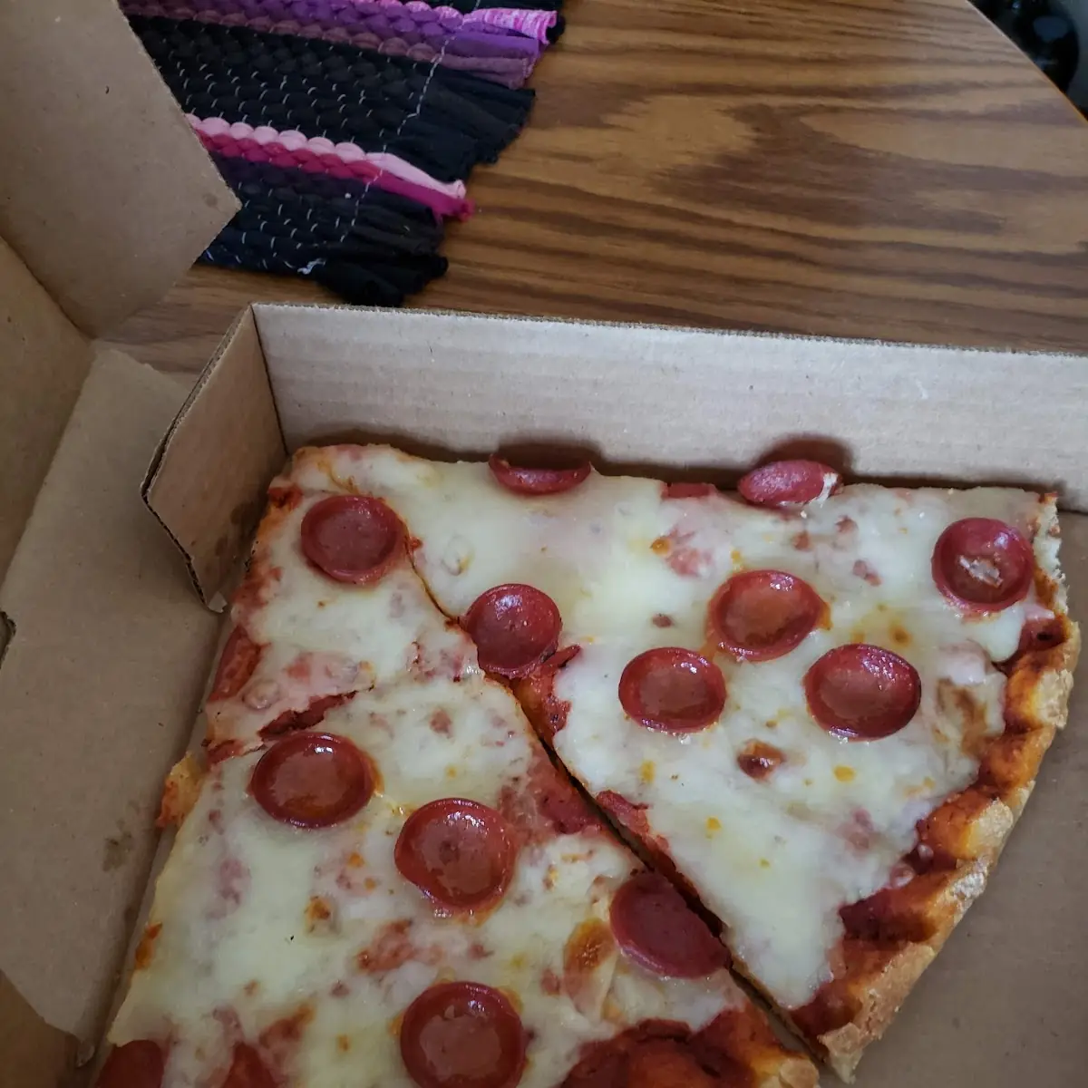 Thin Crust Pizza Slices