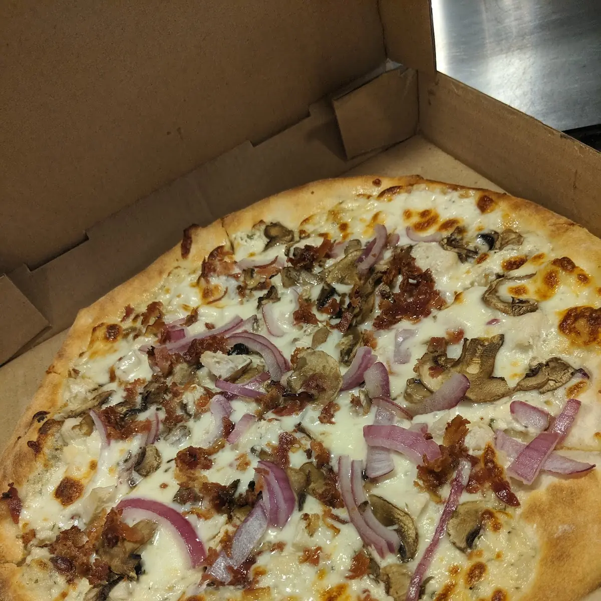 Chicken Bacon Ranch Pizza