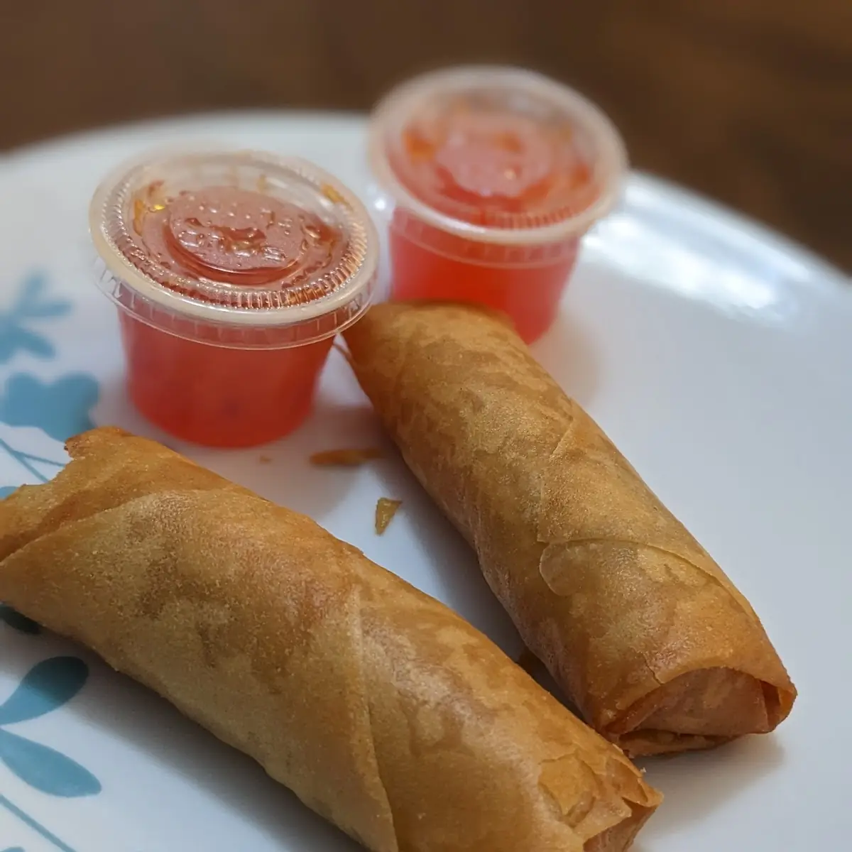 Vegetable Spring Roll Lunch