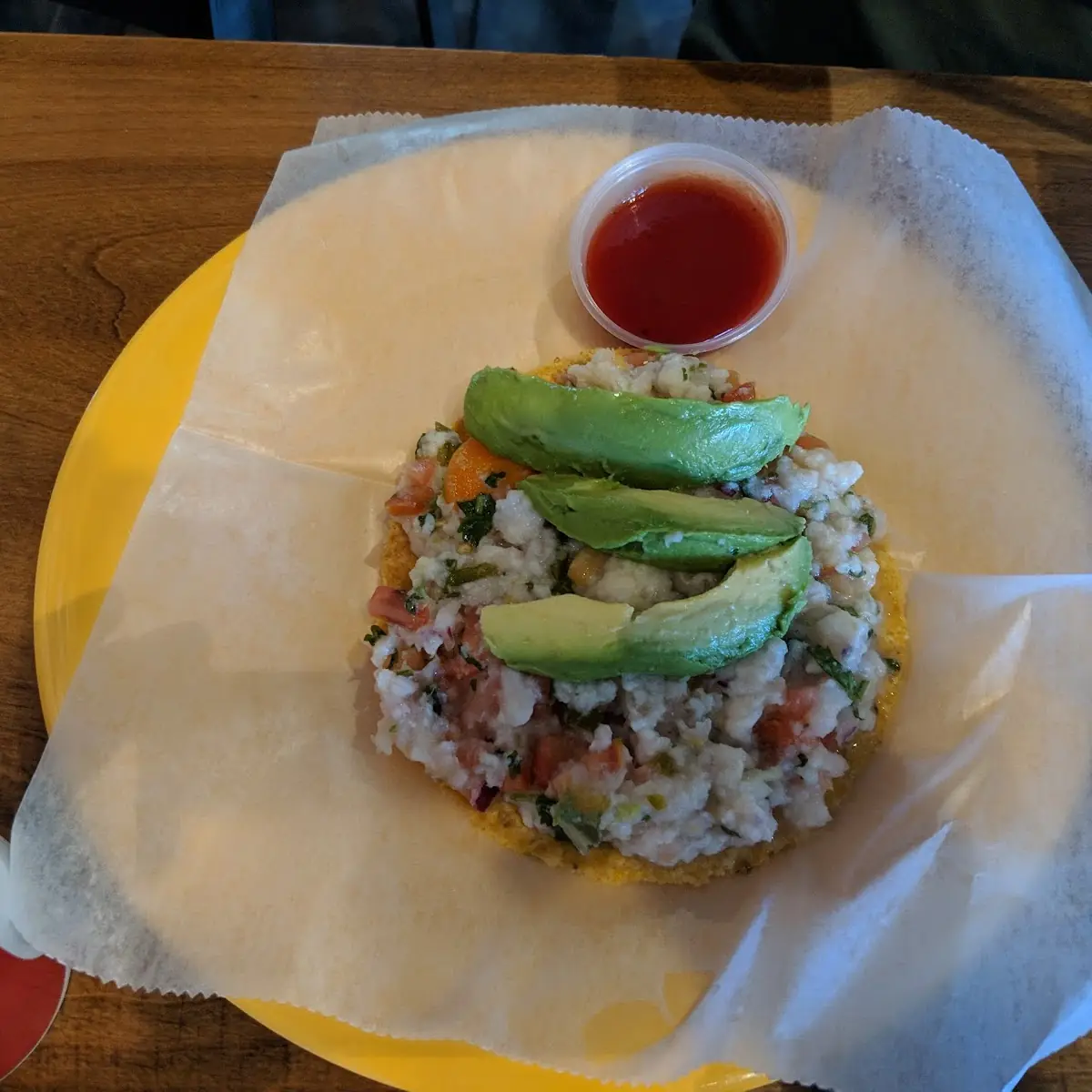 Ceviche Tostada