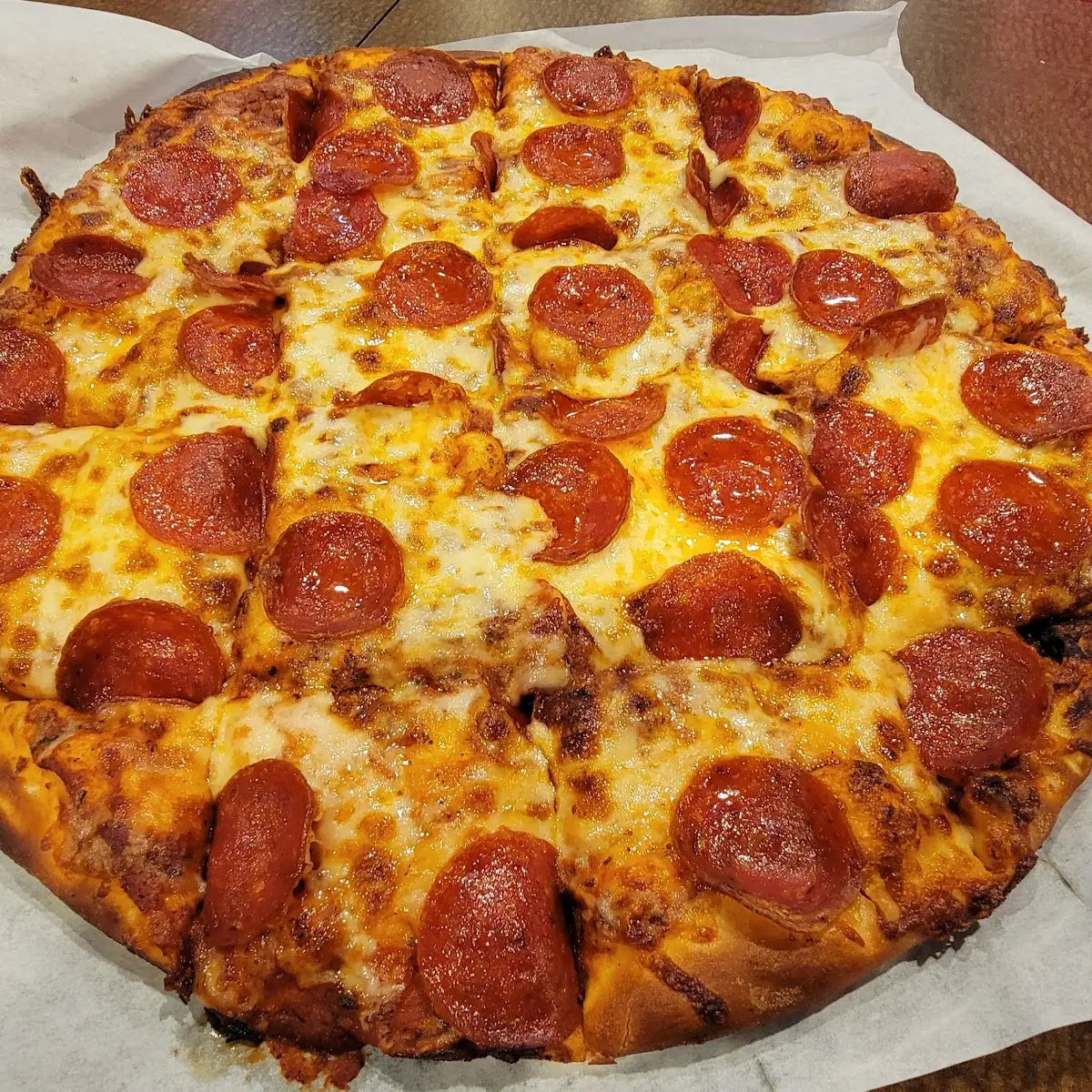 Pepperoni and Sausage Pizza