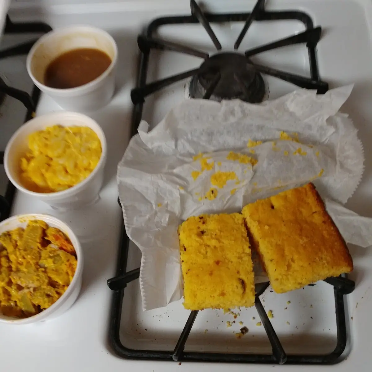 Side Dishes Jalapeno and Cheese Cornbread Grilled Beans Mac and Cheese