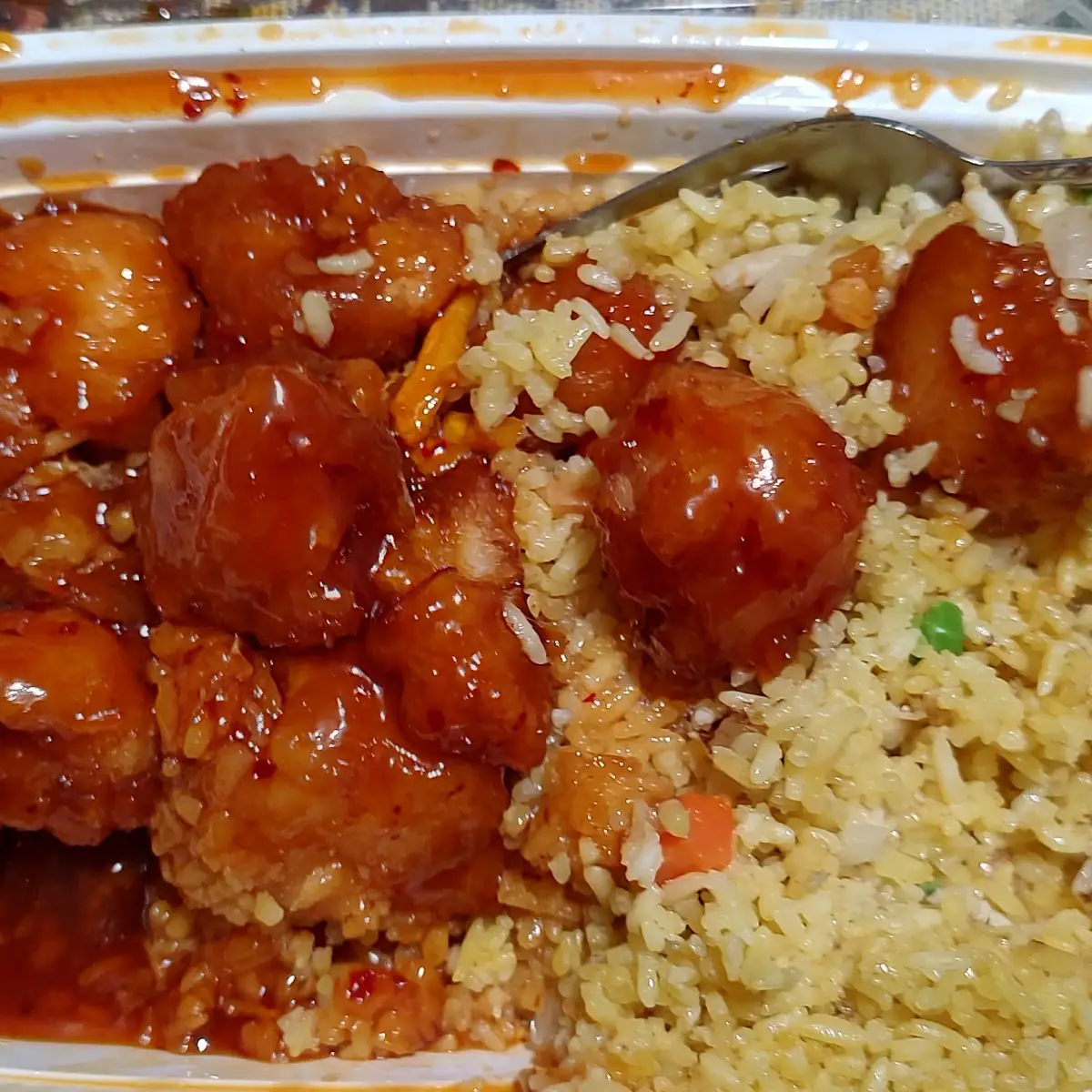 General TSO Chicken Fried Rice