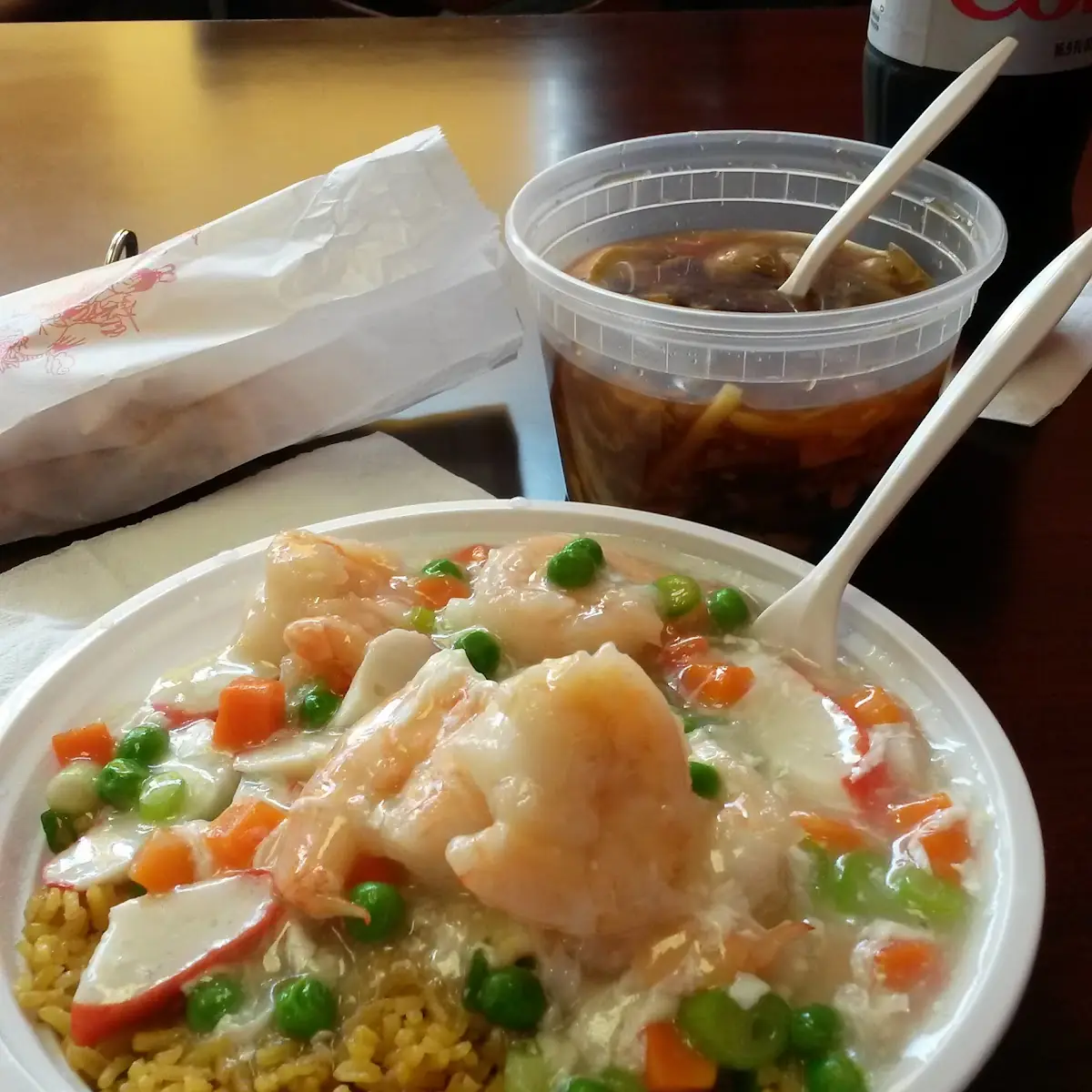 Shrimp w Lobster Sauce