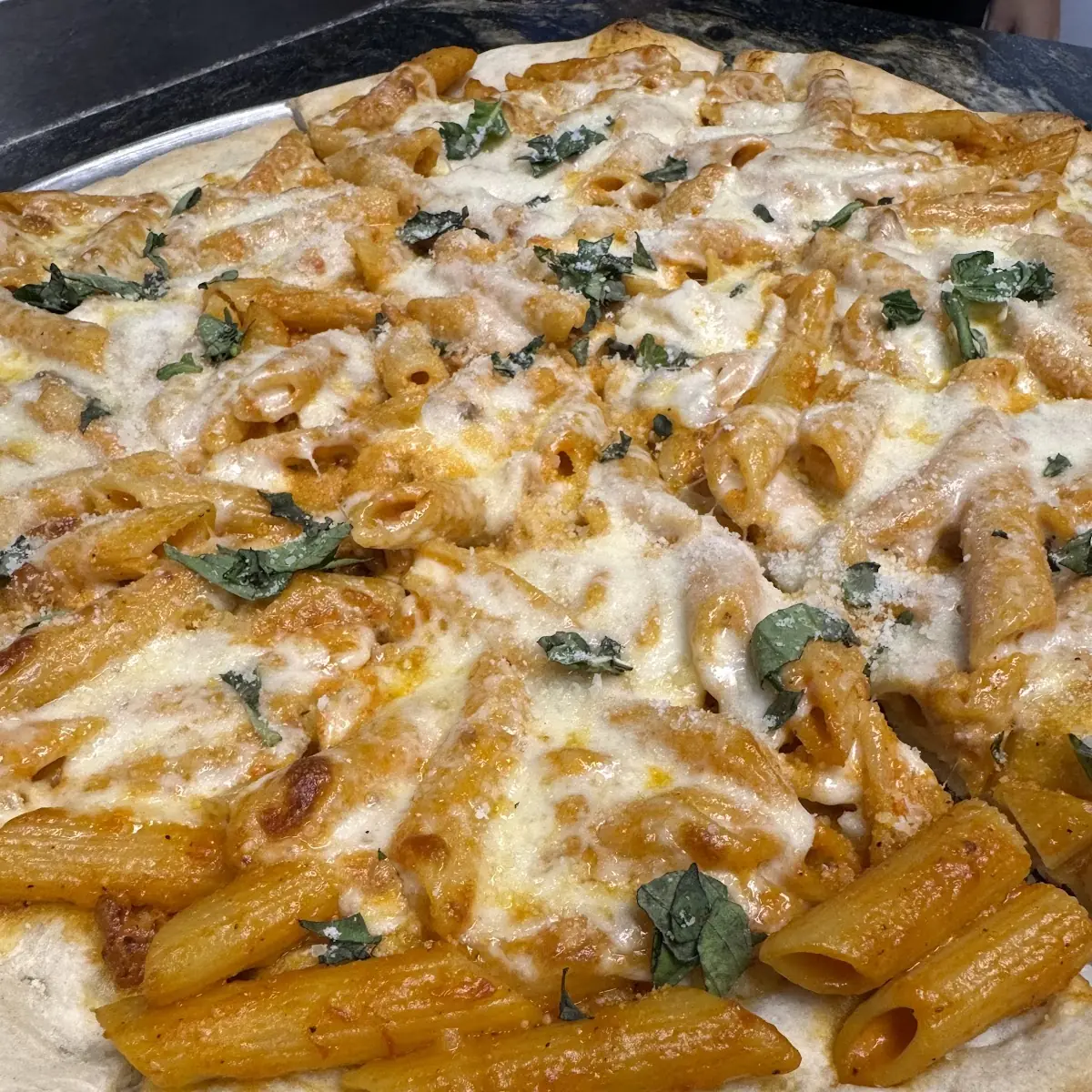 Baked Ziti Pizza