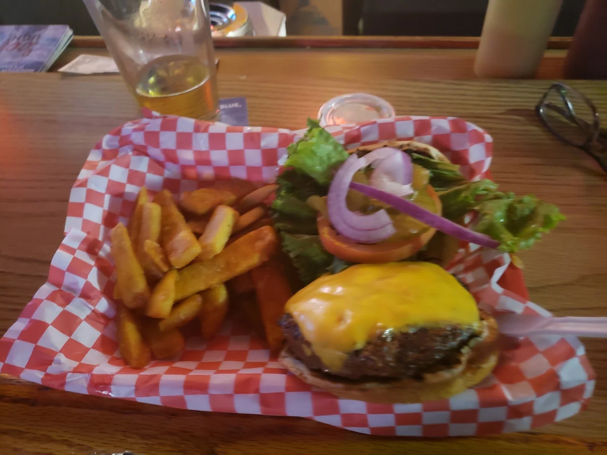 Open Face Hamburger