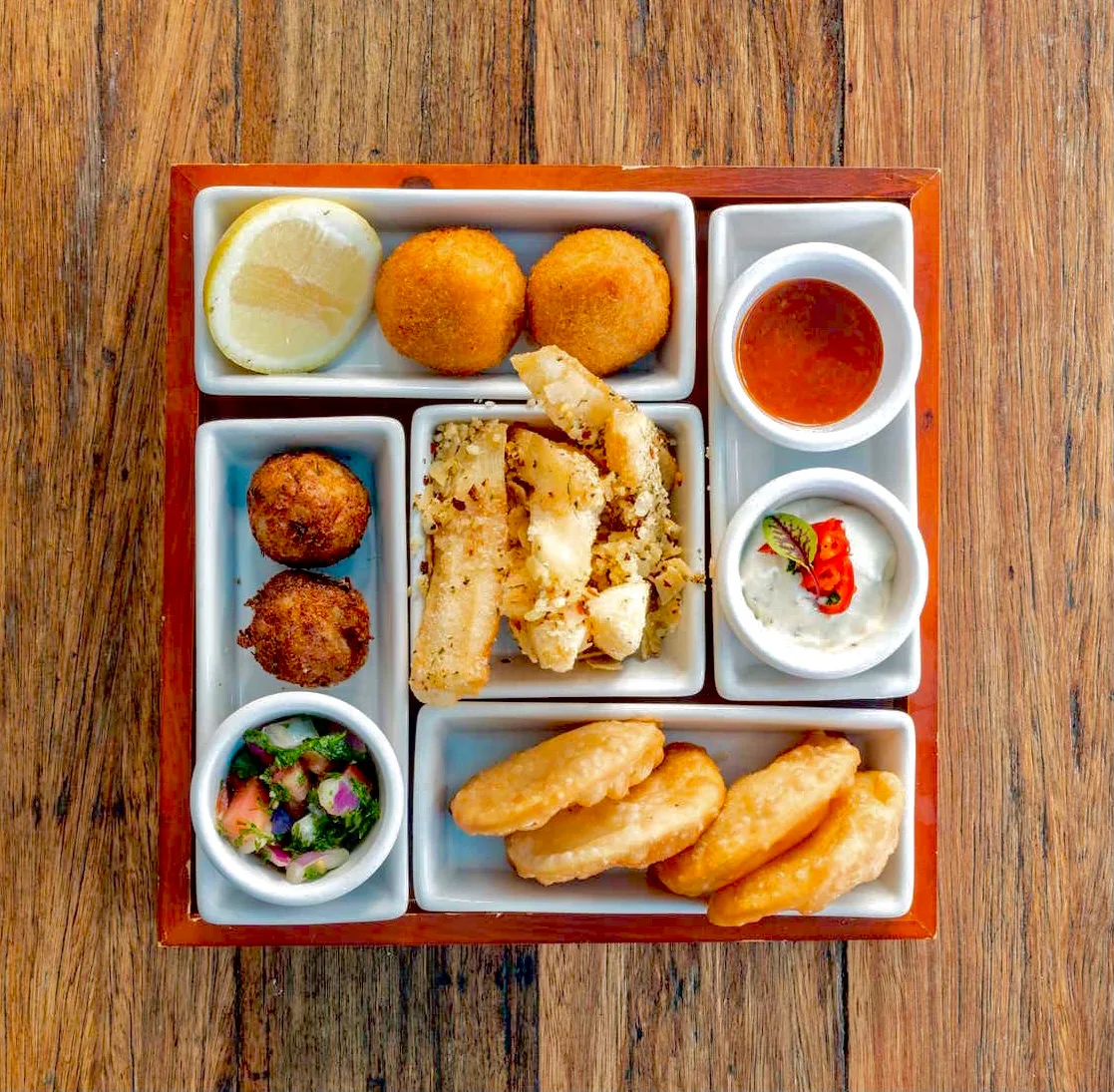 Brazilian Finger Food 28 Tasting Plate