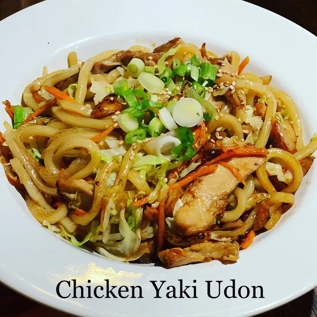 Spicy Chicken Yaki Udon