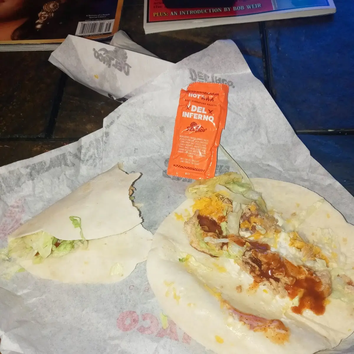 Del Taco Chicken Soft Taco