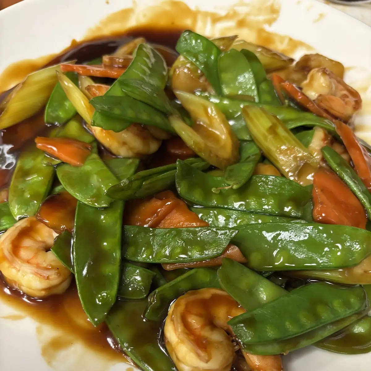 Shrimp w Snow Peas