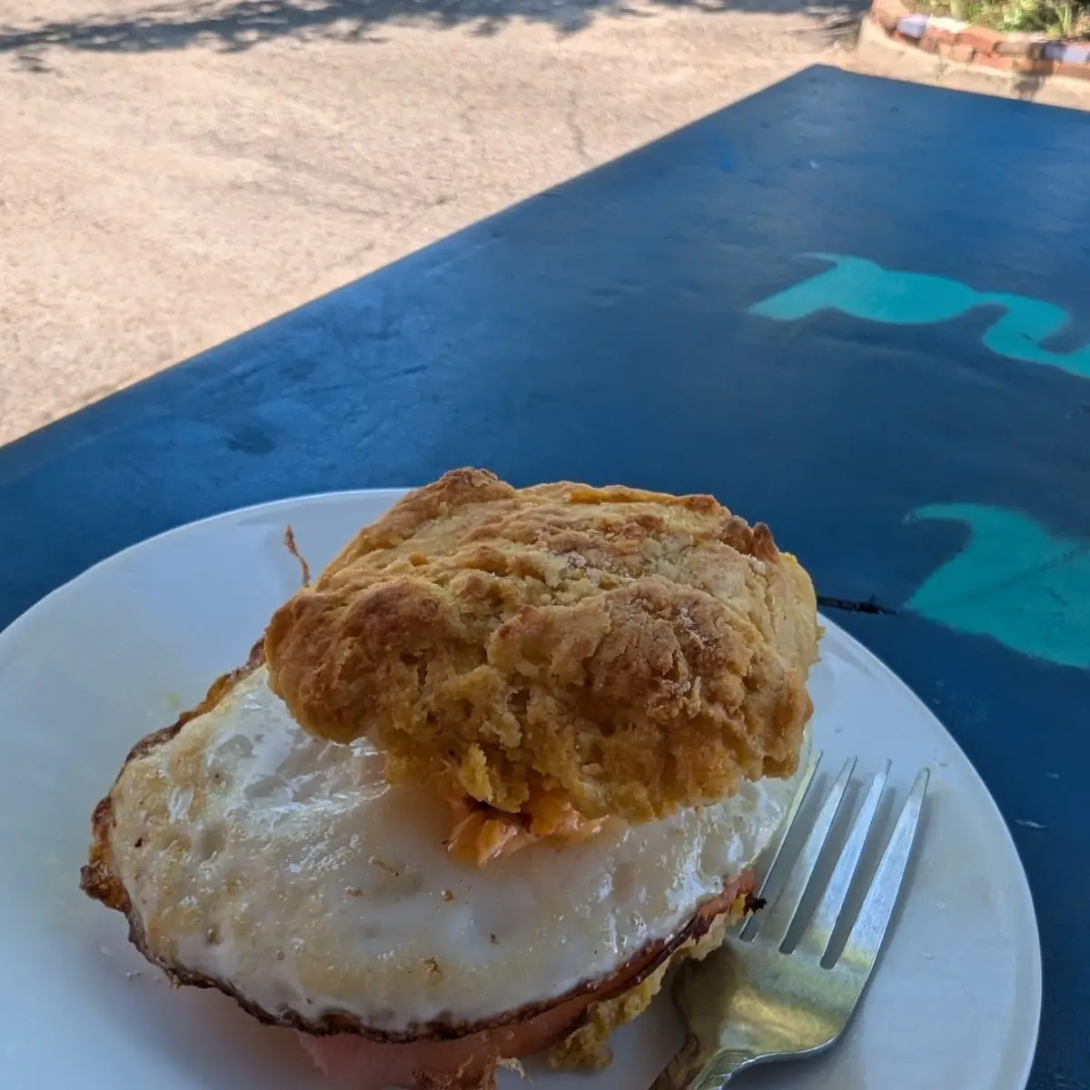 Sweet Potato Biscuit Sandwich