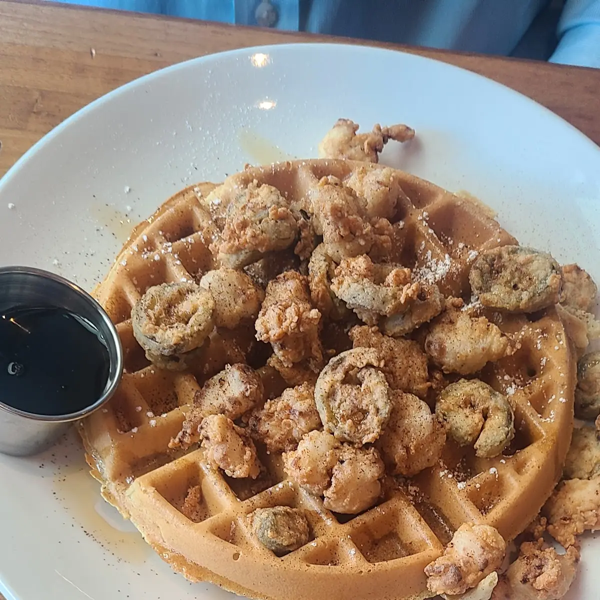 Jalapeño Chicken and Waffles