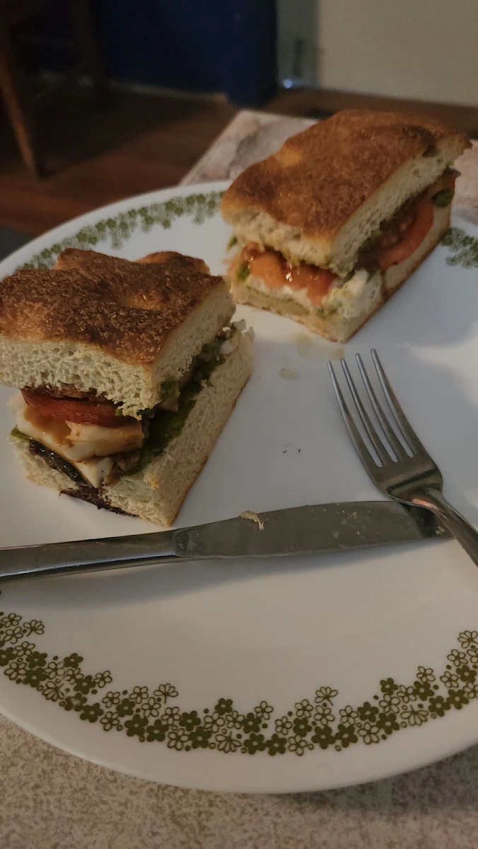 Vegan Caprese Sandwich