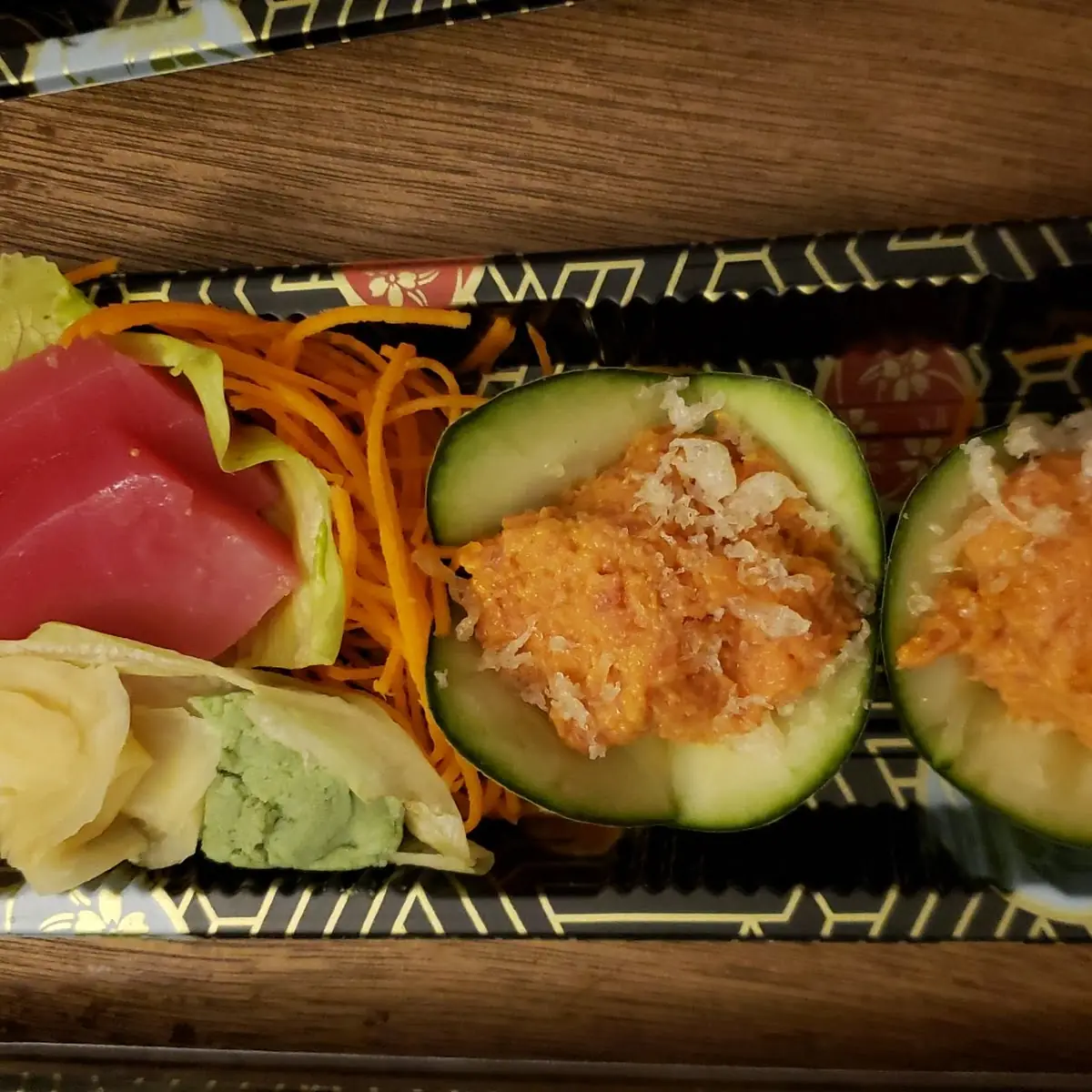 Tuna and Spicy Tuna Sashimi