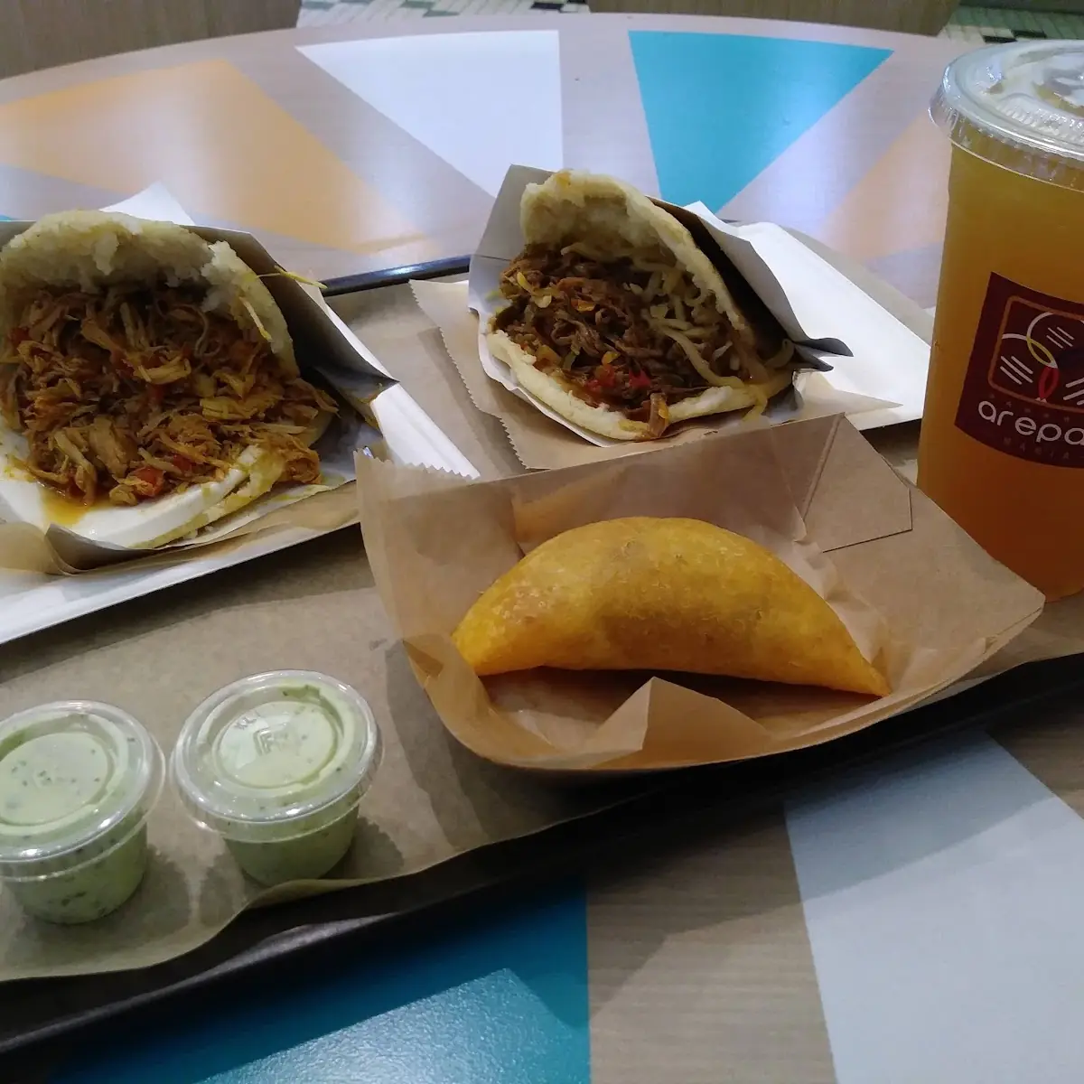 Chicken Arepa Beef Arepa Beef Empanada