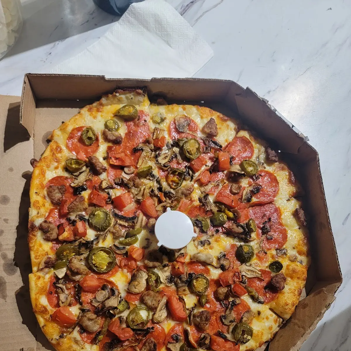 Italian Garlic Medium Pizza