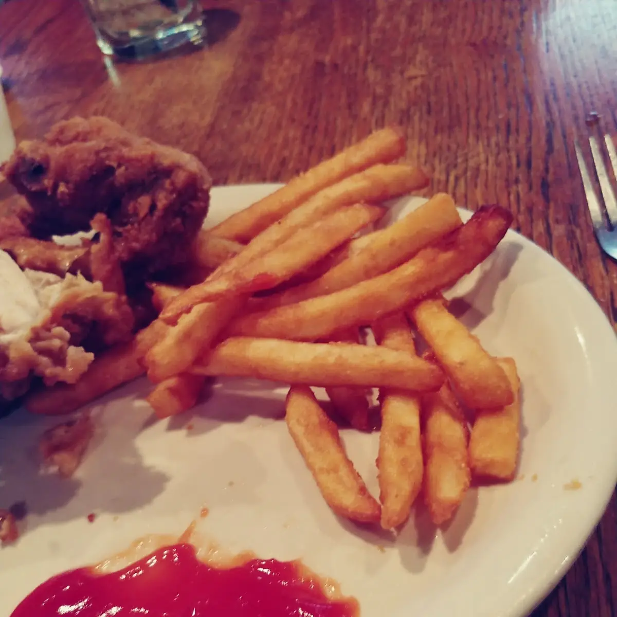 Fried Chicken Aand Fries
