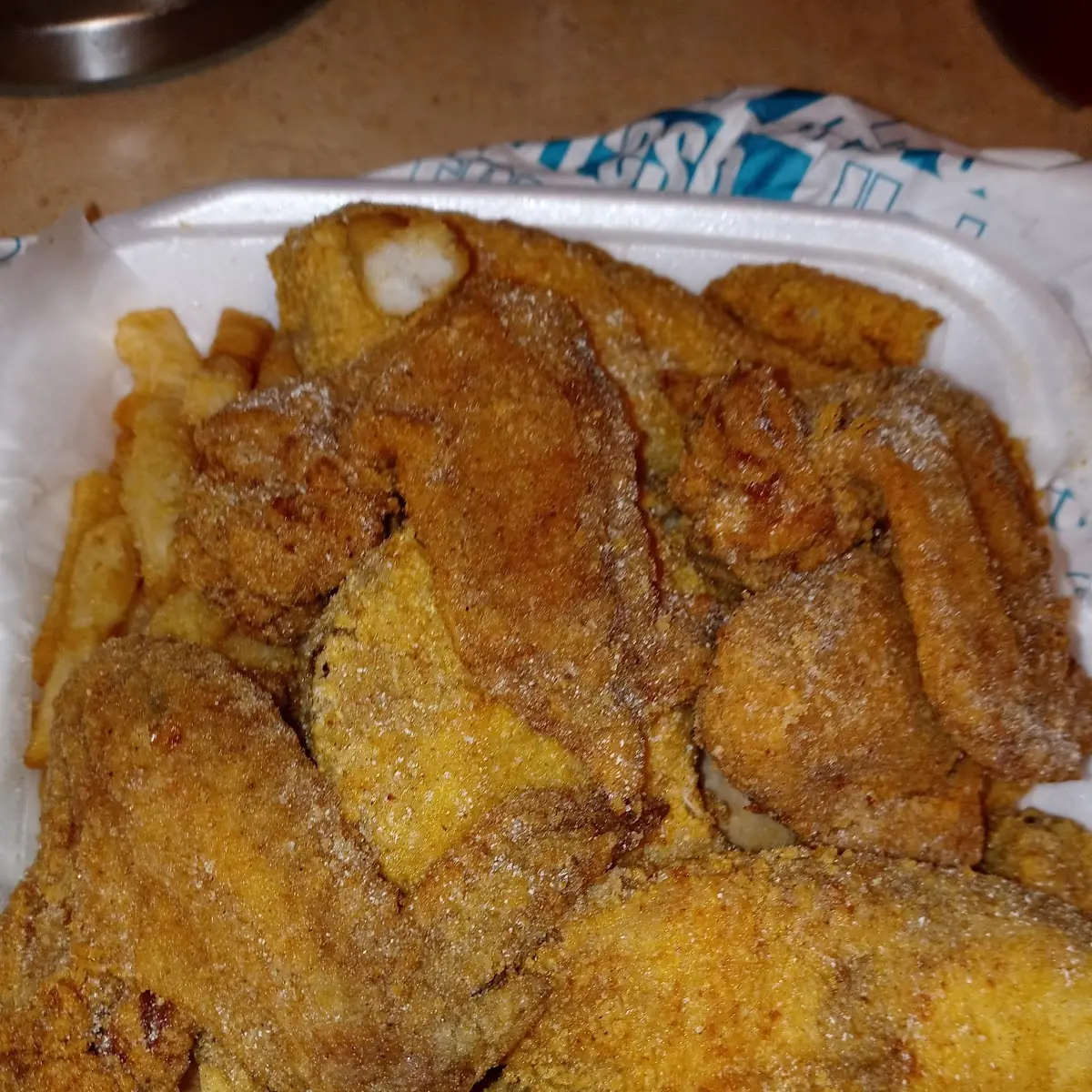 Catfish Fillet and Chicken Dinner
