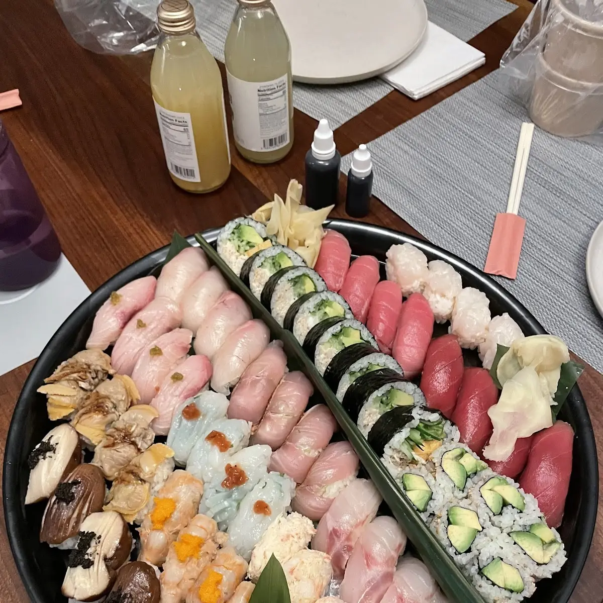 Assorted Sushi and Sashimi Platter