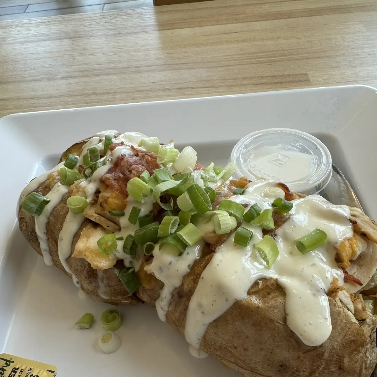 Chicken and Ranch Baked Potato