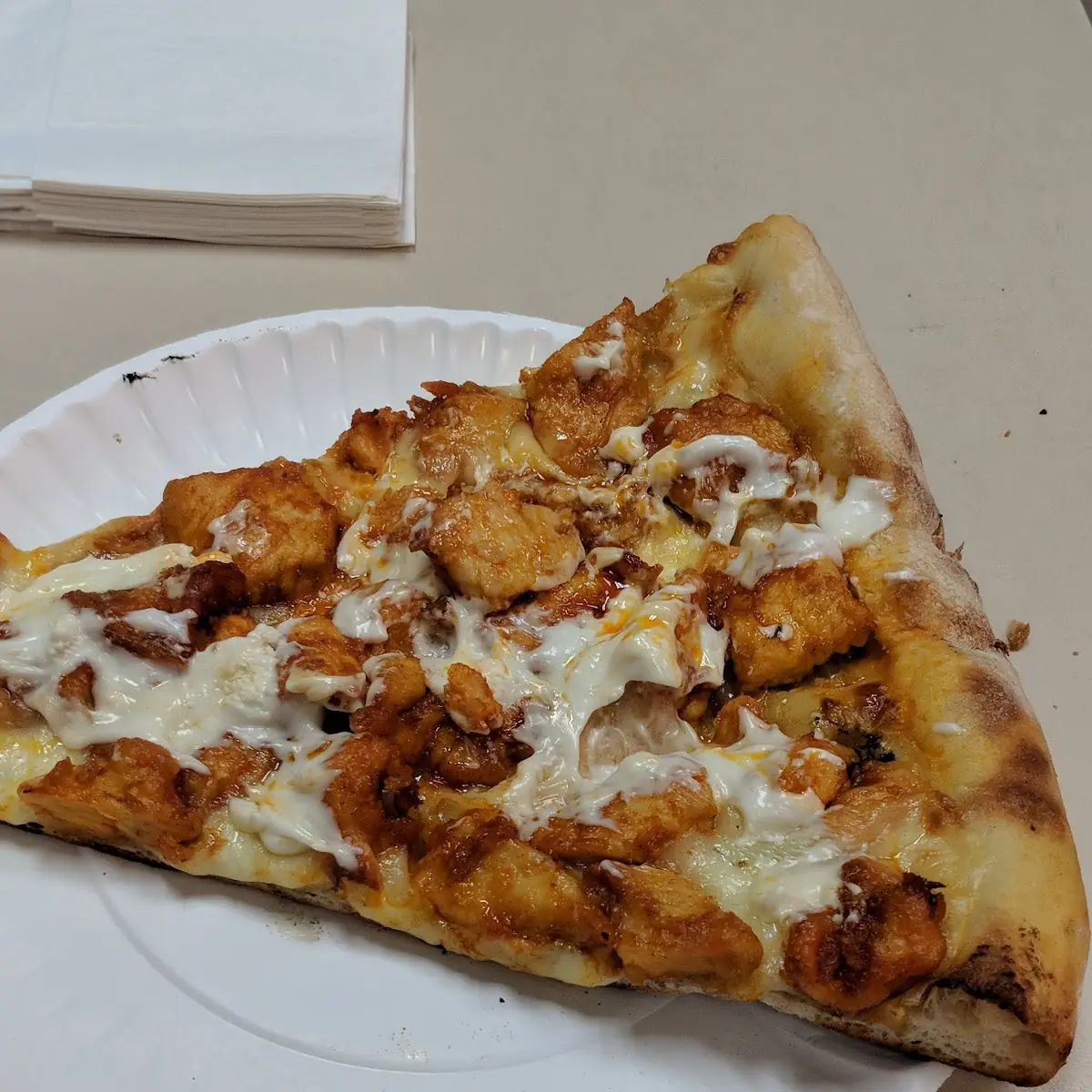 Buffalo Chicken Pizza with Blue Cheese