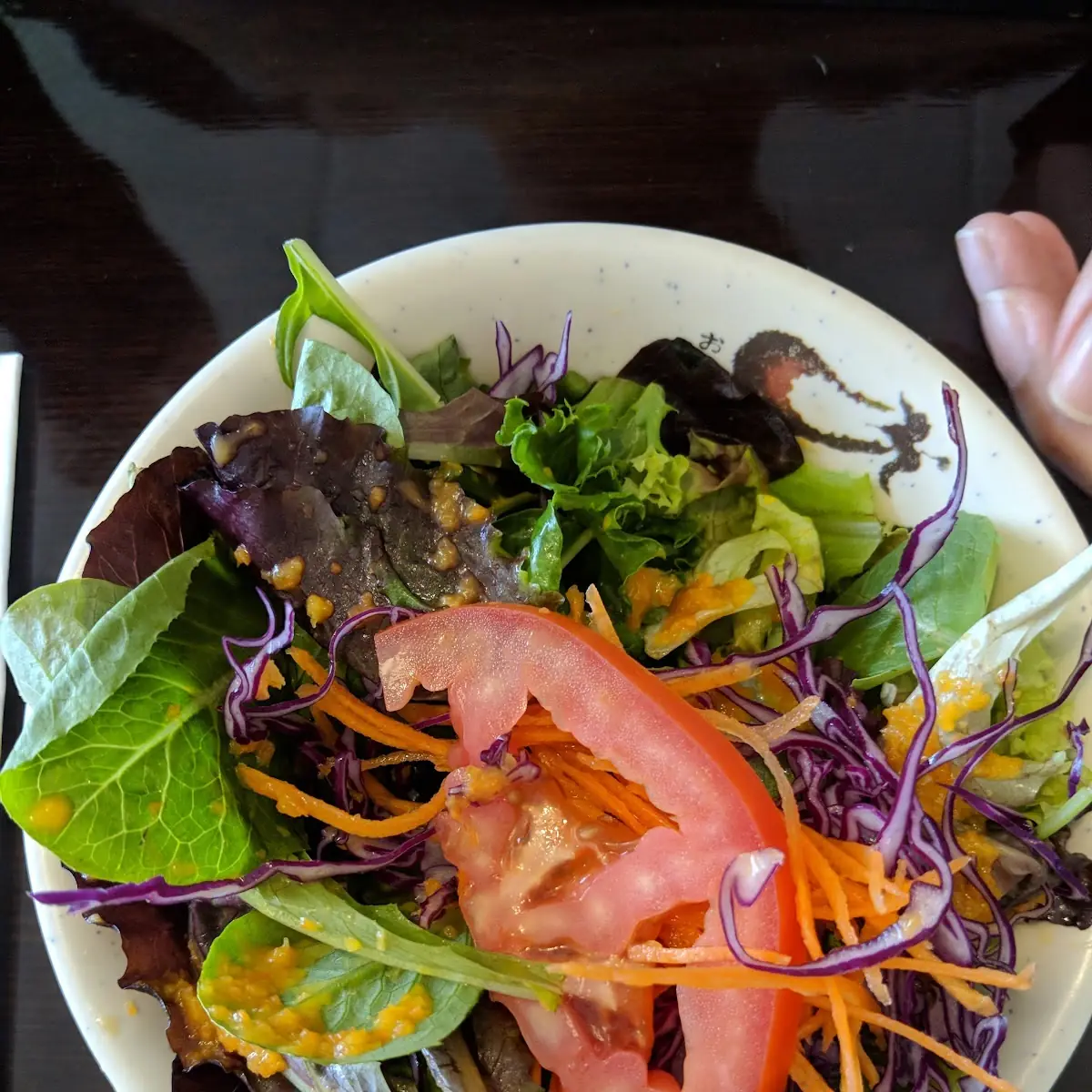 Salad with Ginger Dressing