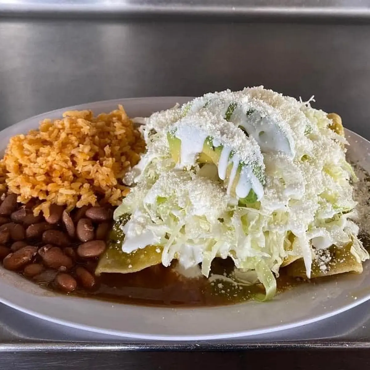 Enchiladas Verdes Combo