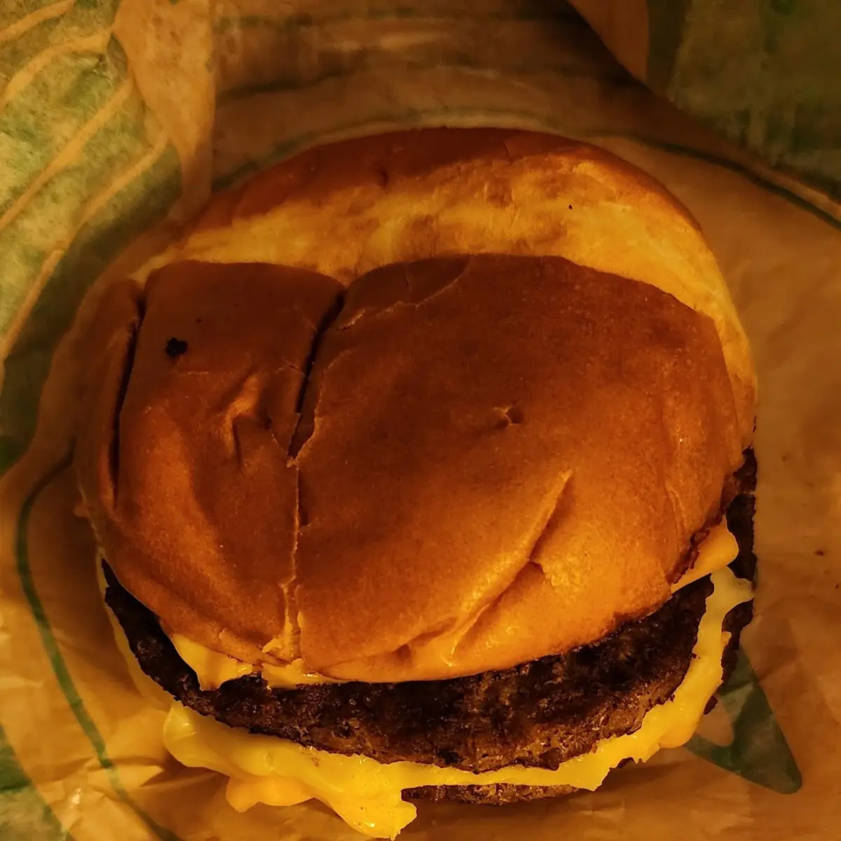 Jumbo Jack Cheeseburger