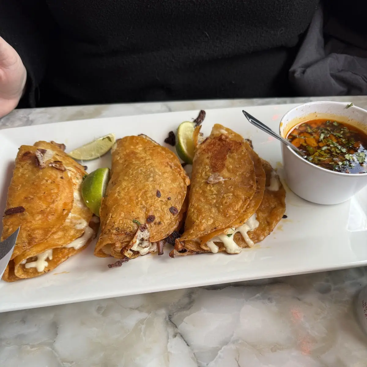 BIRRIA QUESADILLA INCLUDES 12OZ CONSOMME