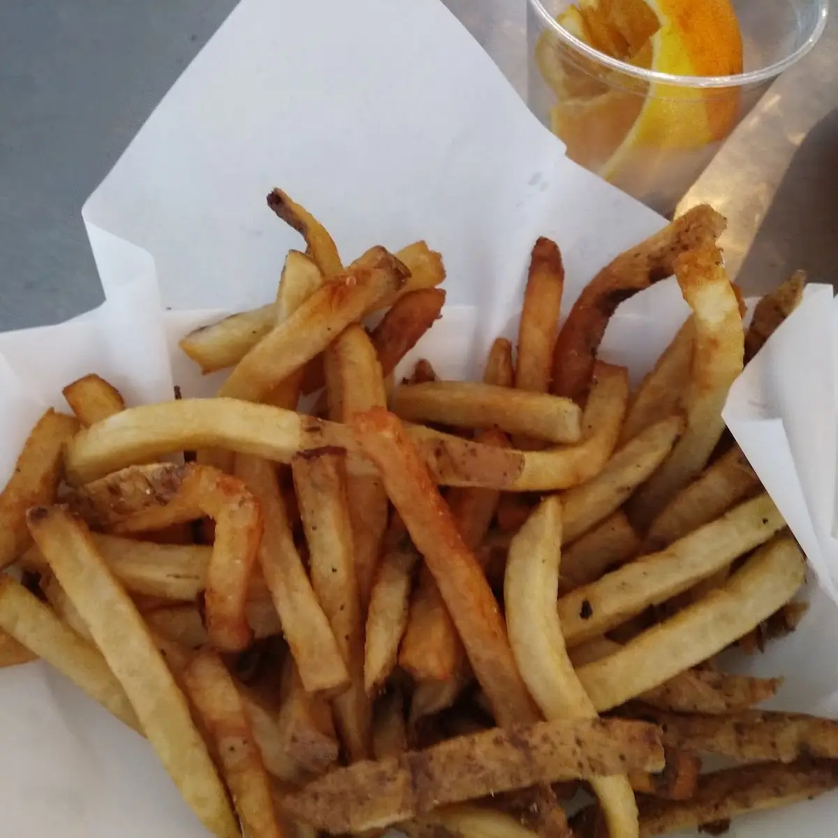 Fries and Ranch Dressing