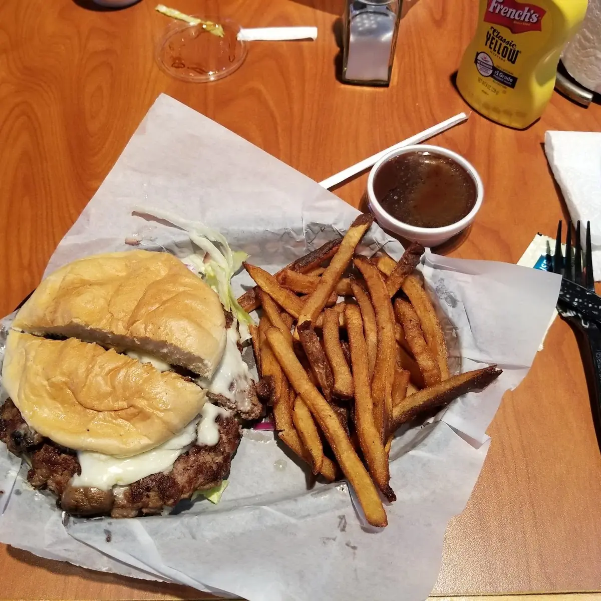 Mushroom Swiss Burger