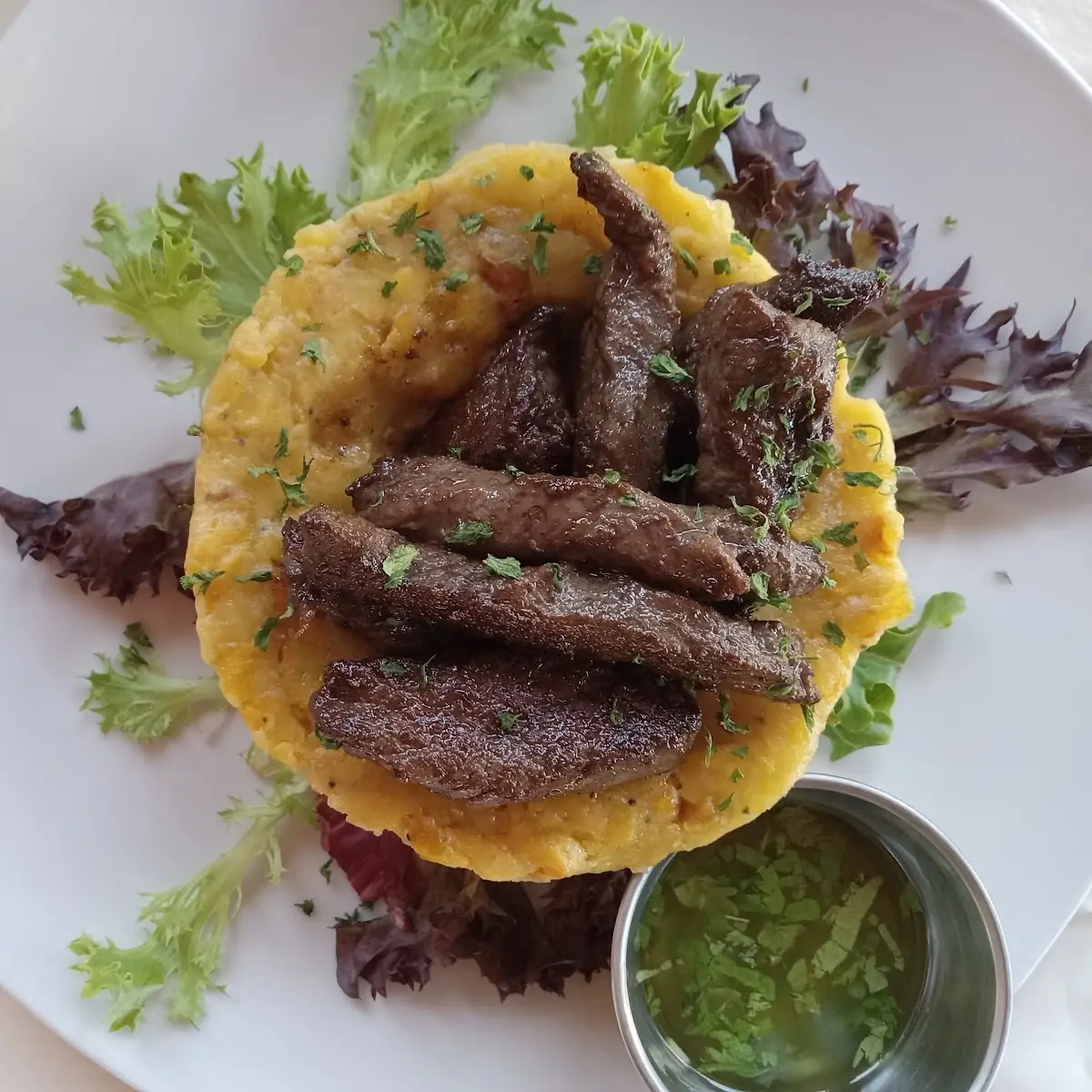 Mofongo Relleno de Churrasco