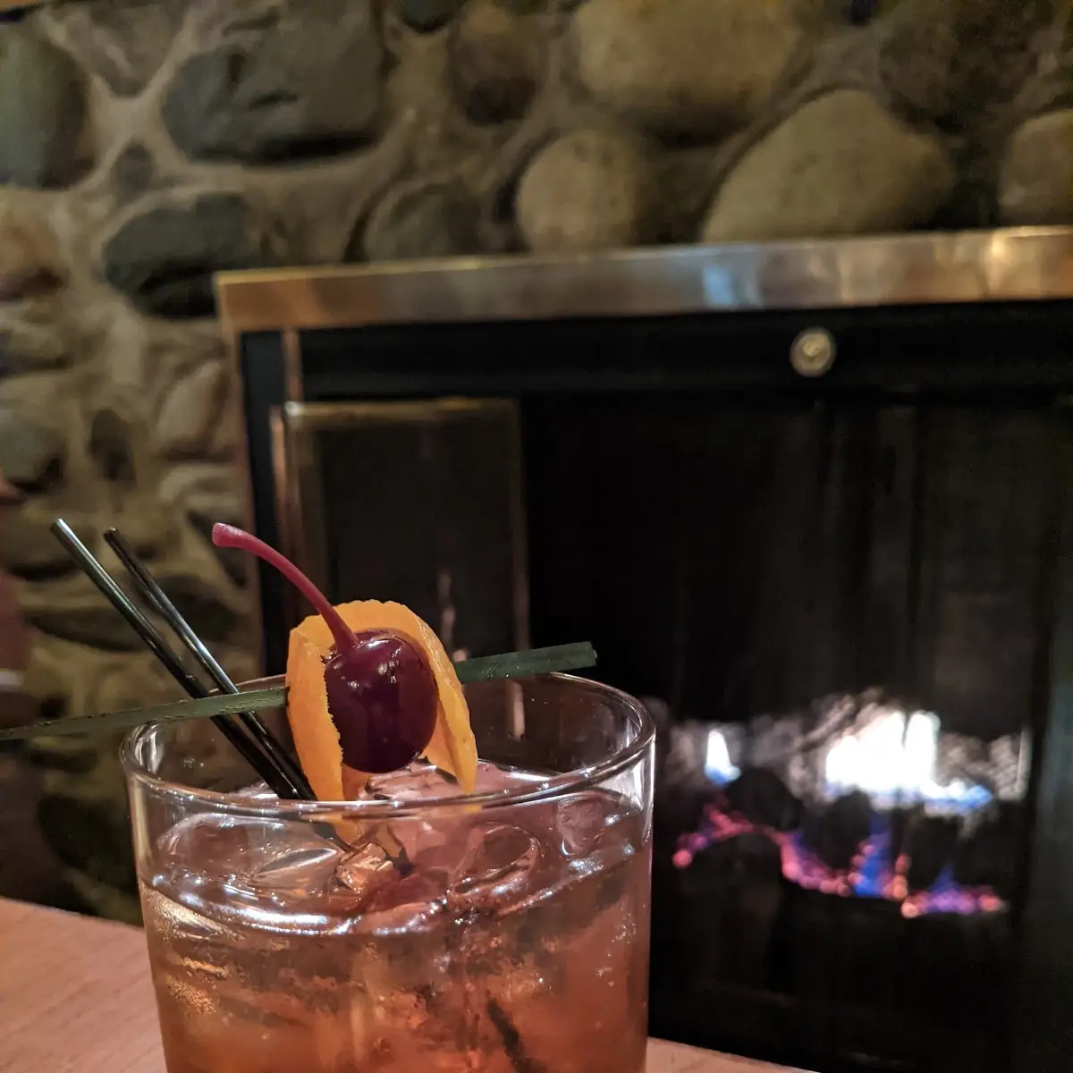 Maple Bourbon Old-Fashioned