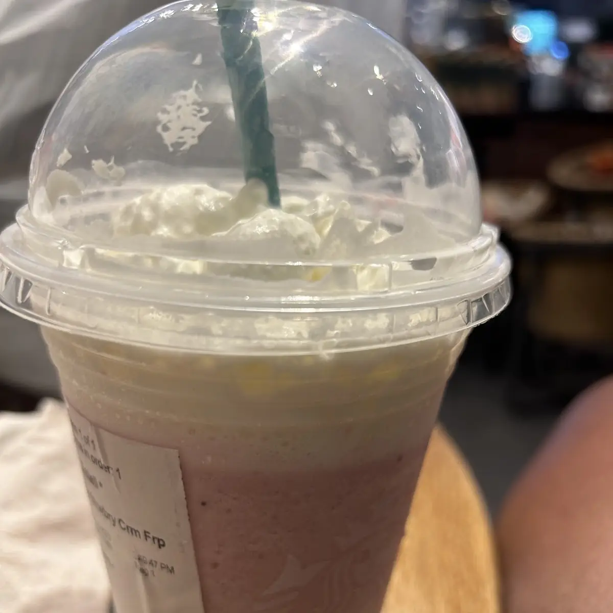 Strawberry Creme Frappe