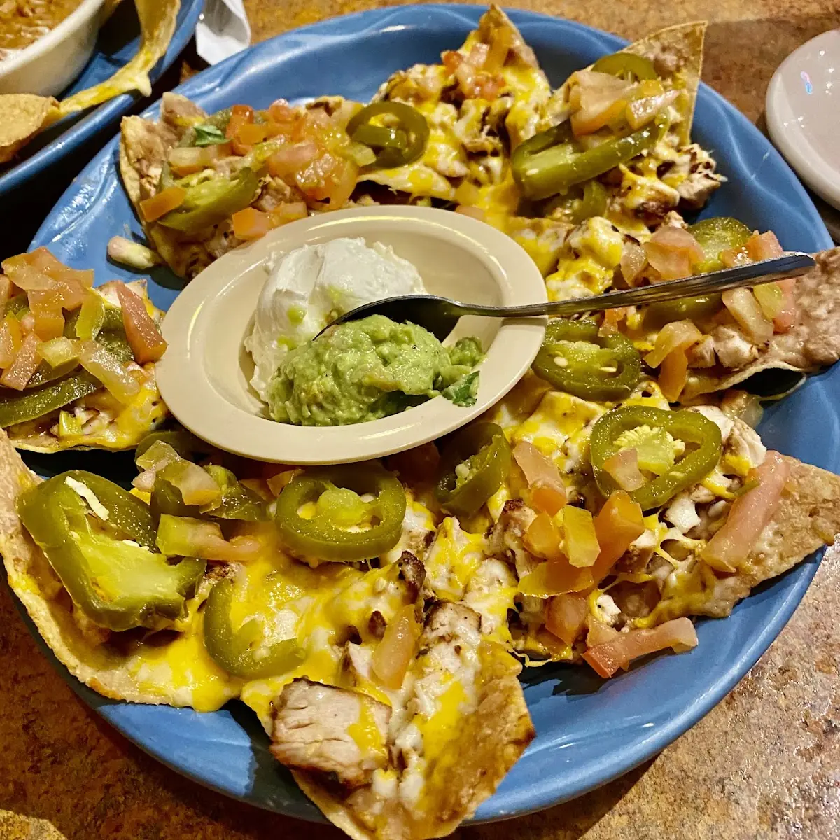 Chicken Nachos with Beans