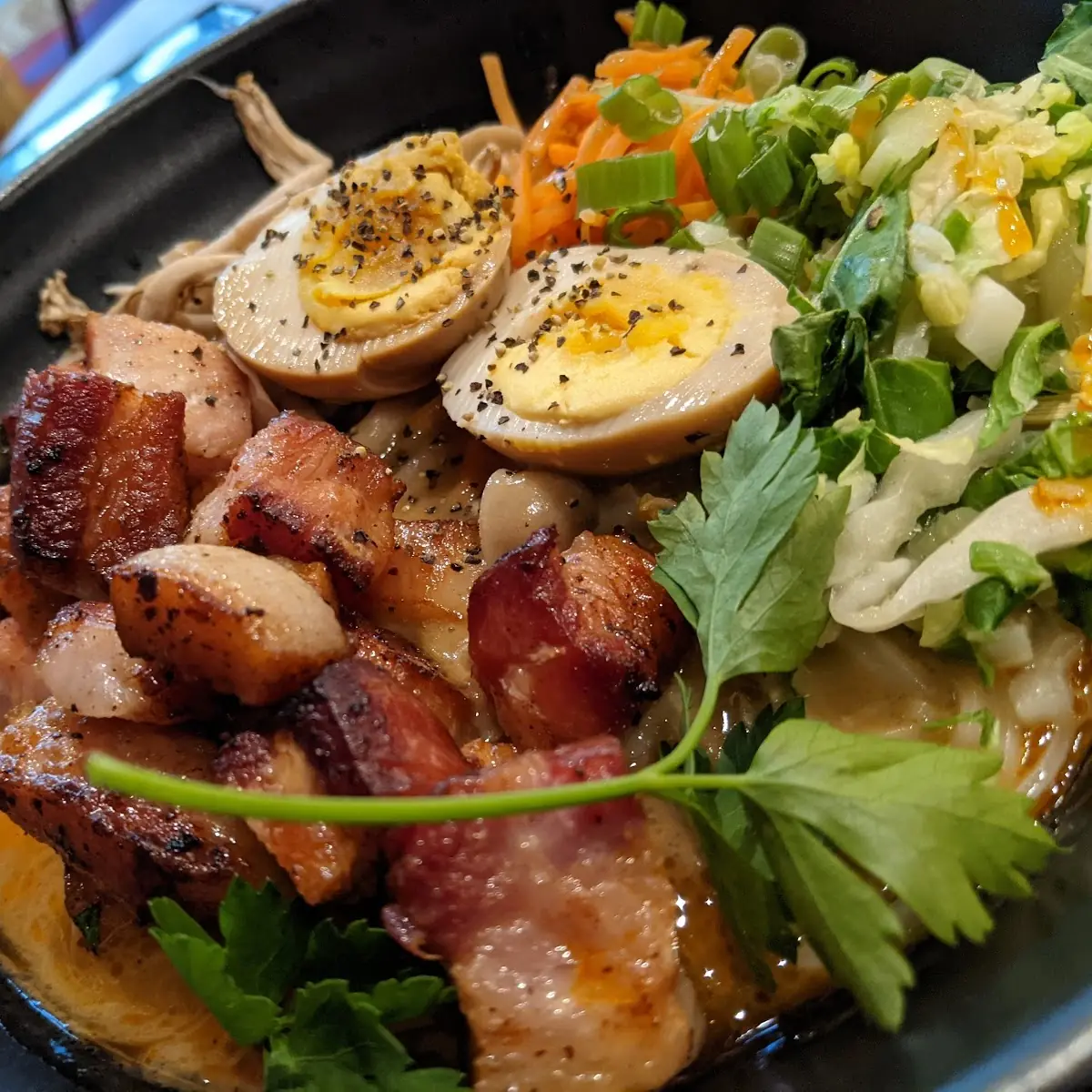 Pork Belly Noodle Bowl