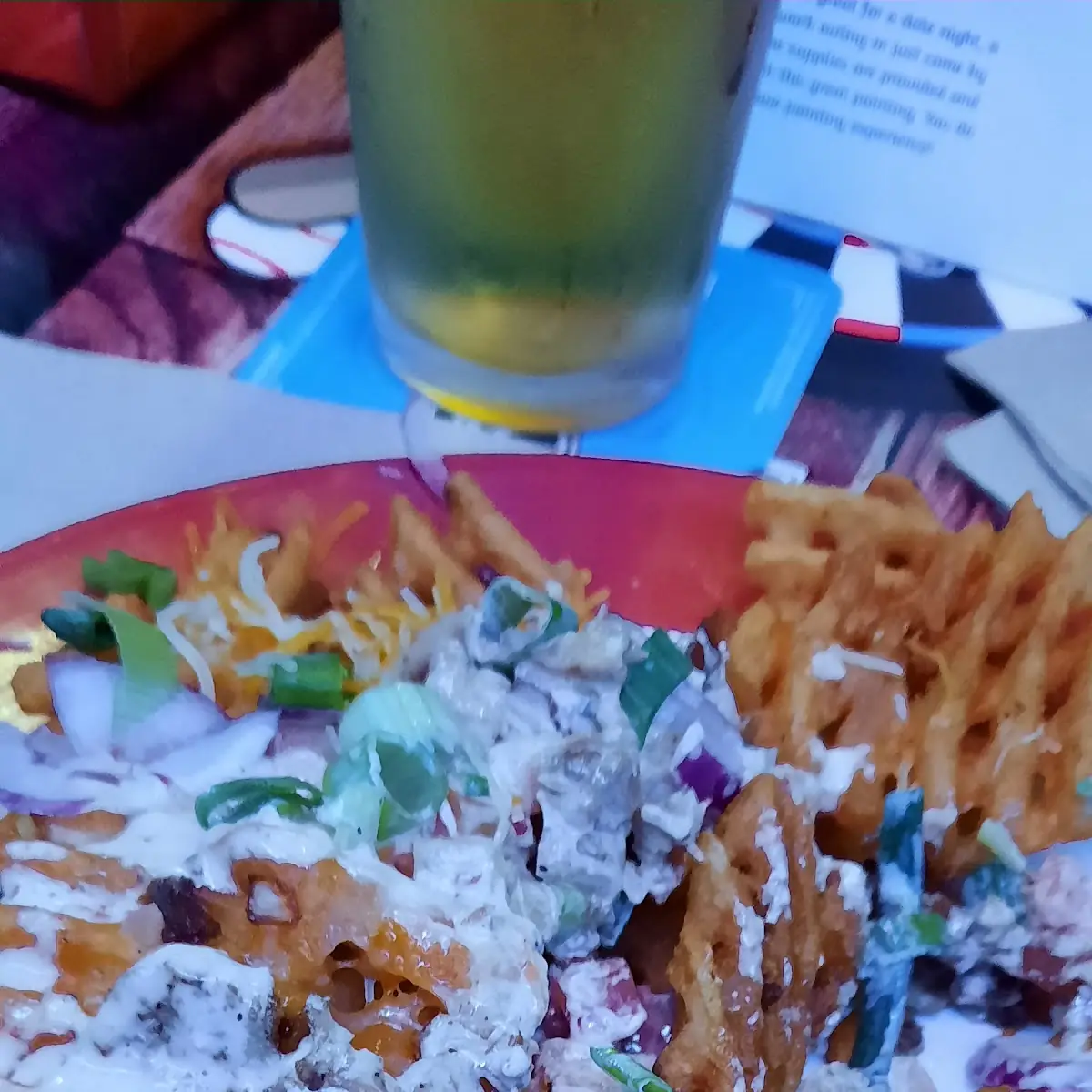 Loaded Fries with Sliced Sausage