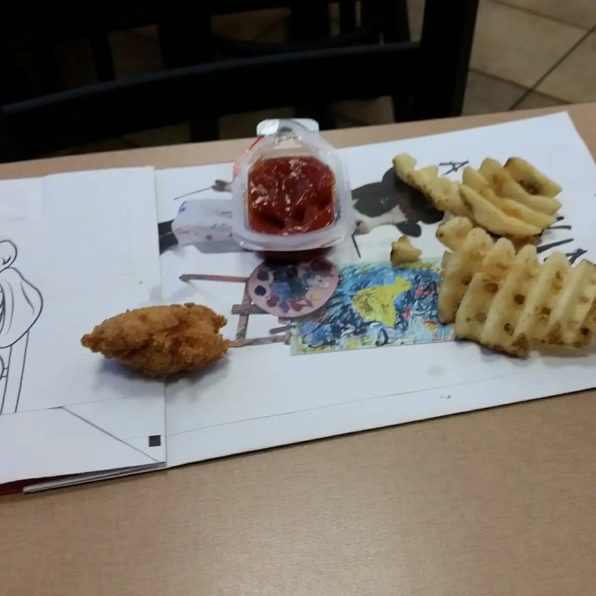 Kids Meal not Completely Eaten