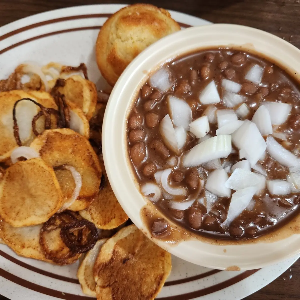 Soup Beans and Fried Potatoes