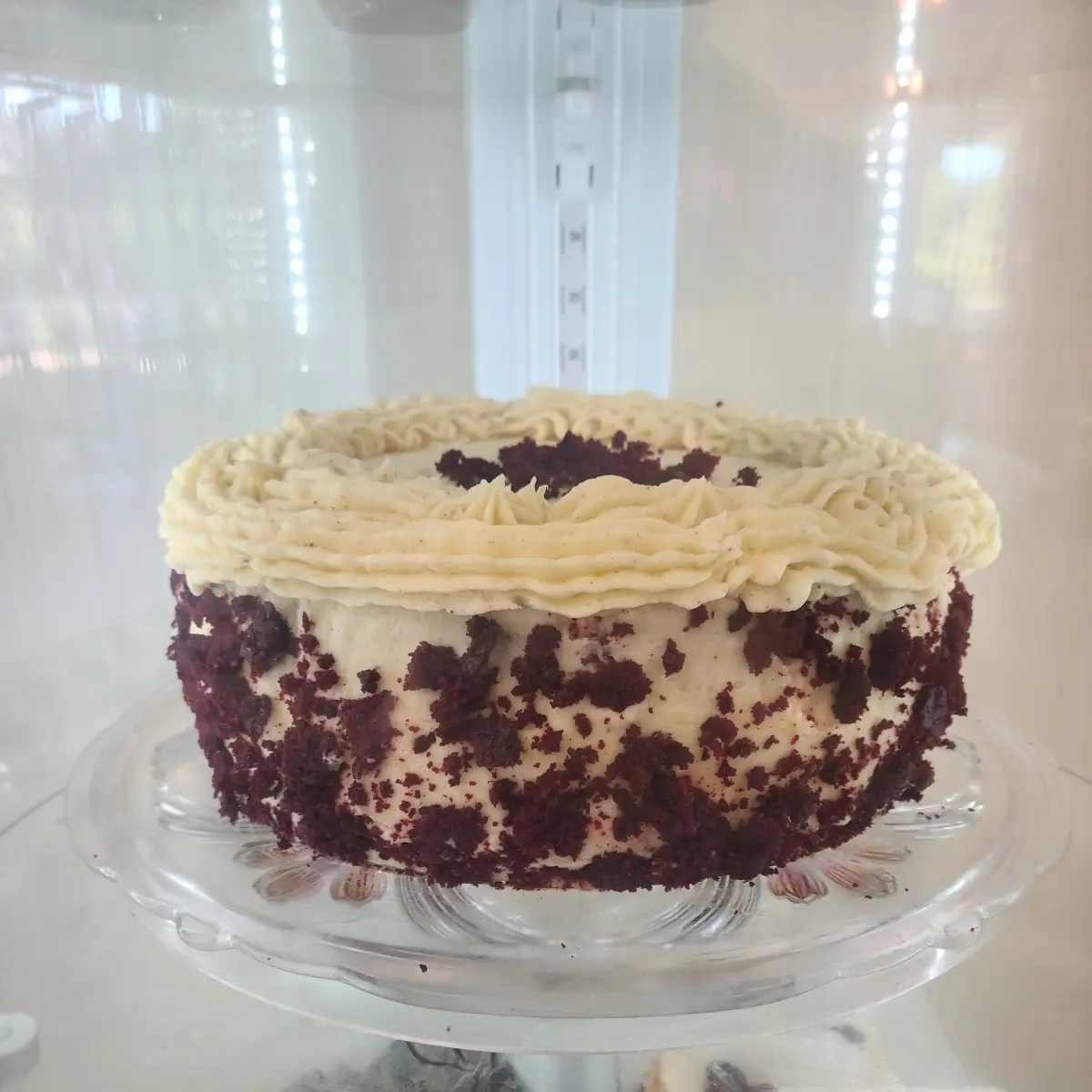 Egg Nog Red Velvet Cake