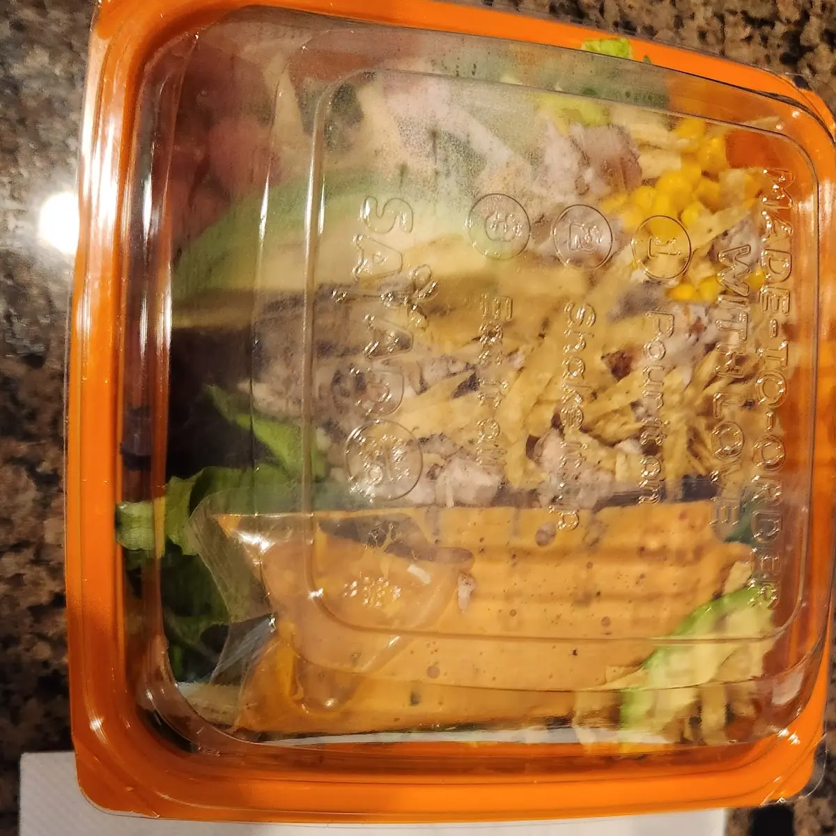 BBQ Chicken Ranch Salad