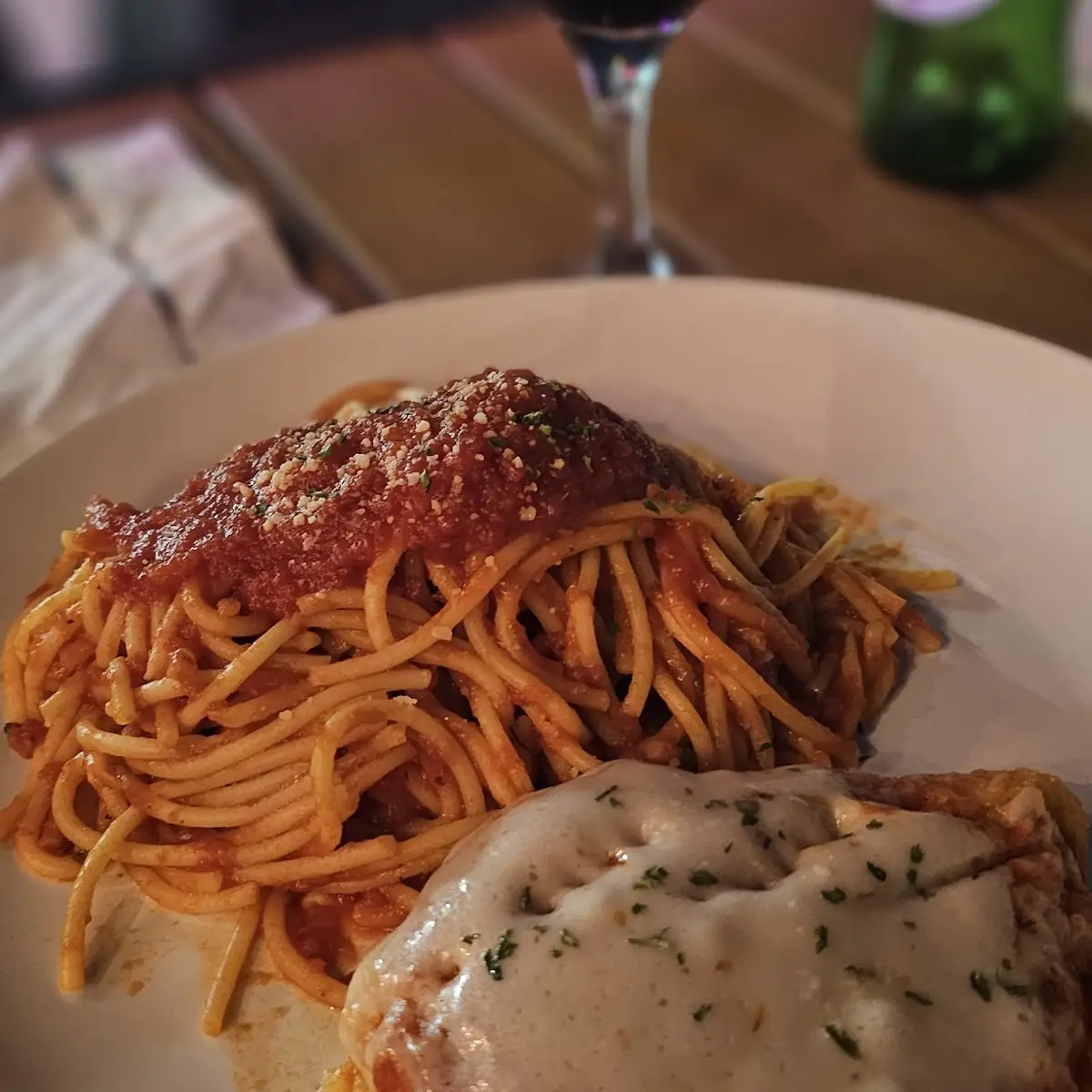 Spaghetti & Chicken Parmesan