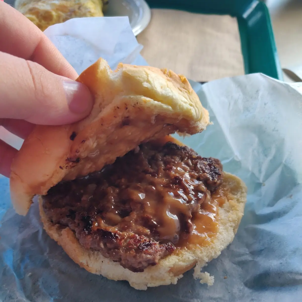 Gravy Cheese Burger