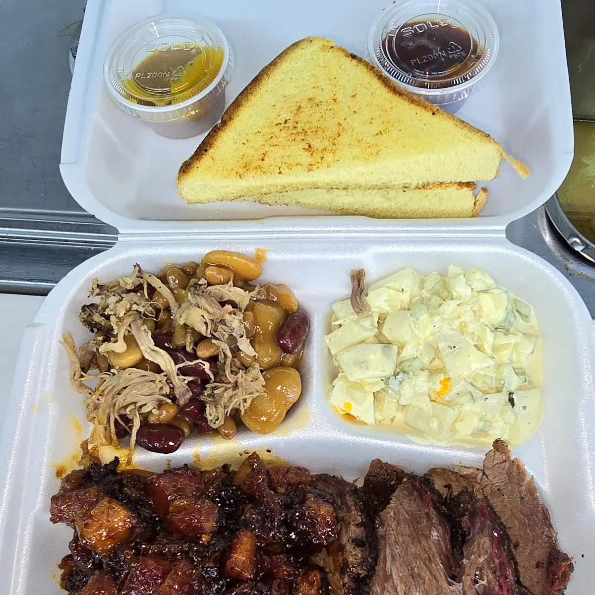 Burnt End & Brisket Combo Plate