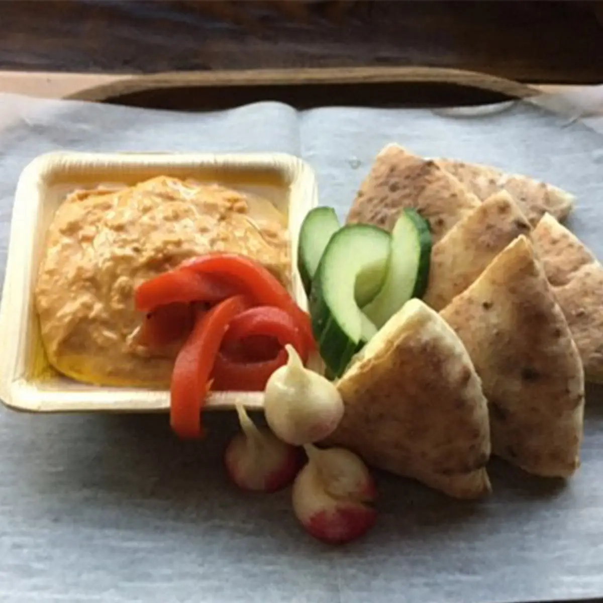 Grilled Pepper Hummus