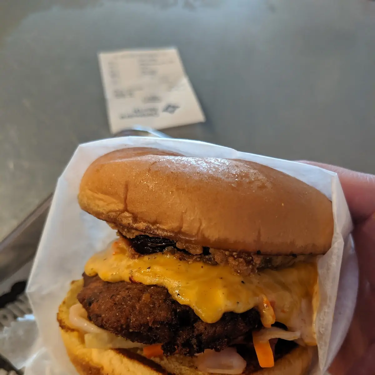 Veggie Burger Junior Burger Dixie Style