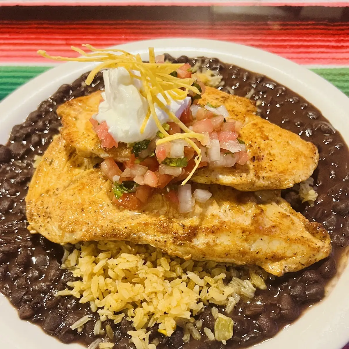 Chile Relleno Rice and Beans