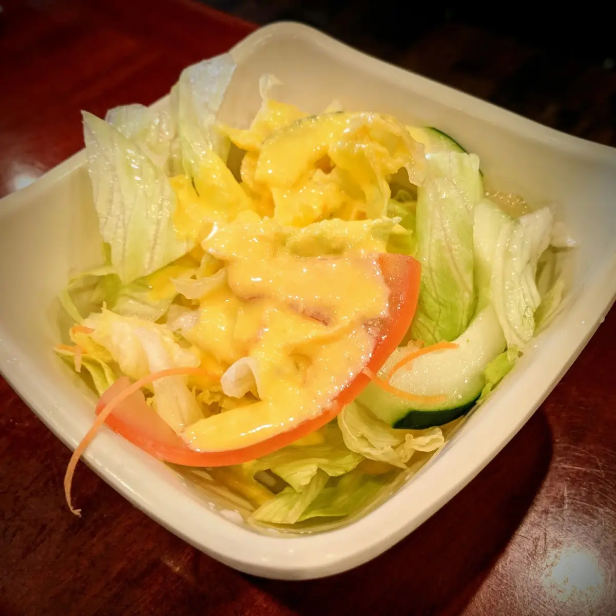 Salad with Ginger Dressing