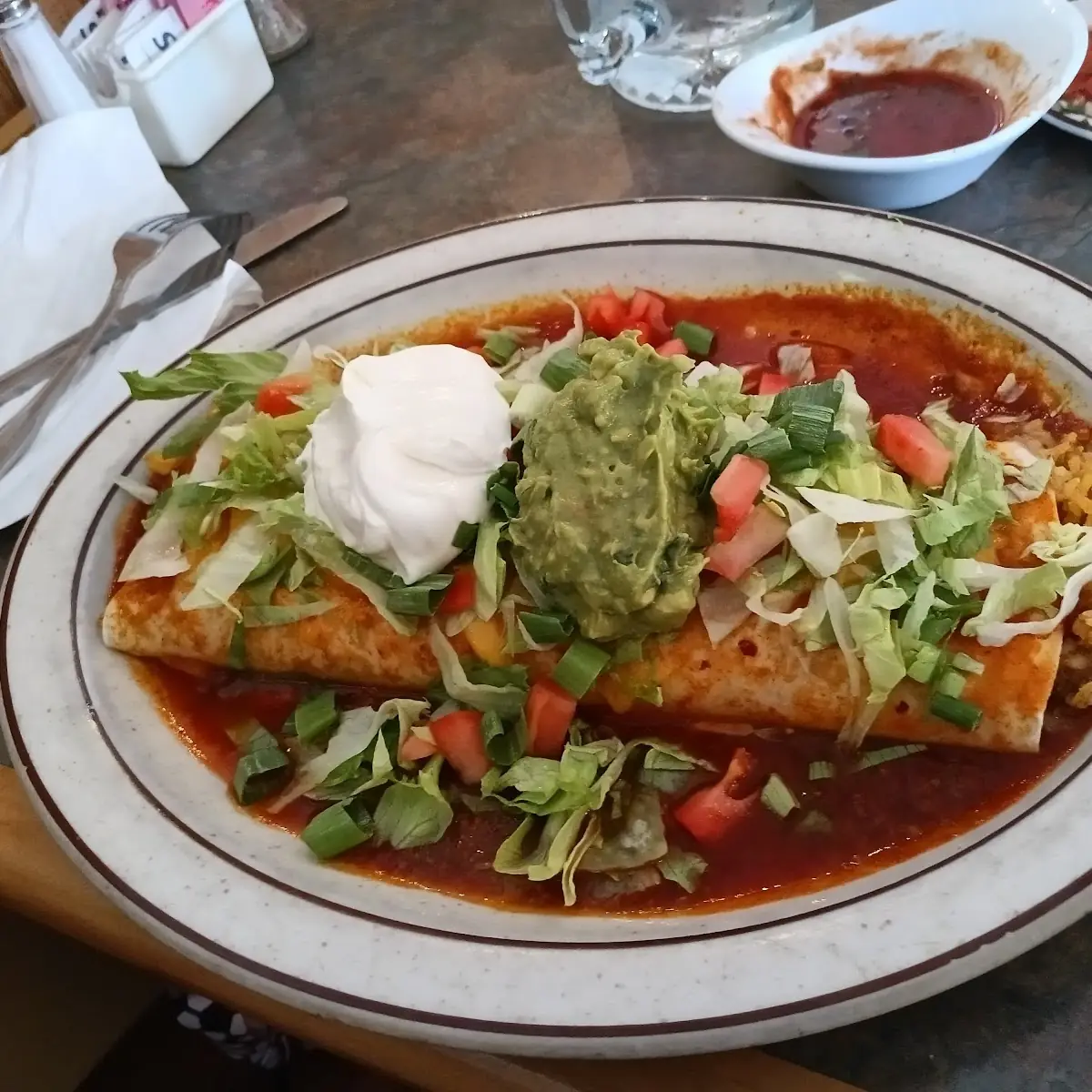 Deluxe Chicken Burrito